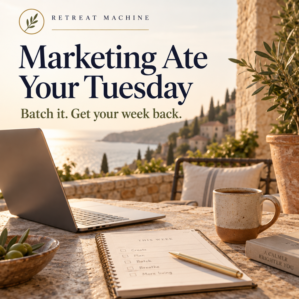 Marketing Ate Your Tuesday. And Your Wednesday. Batch It.