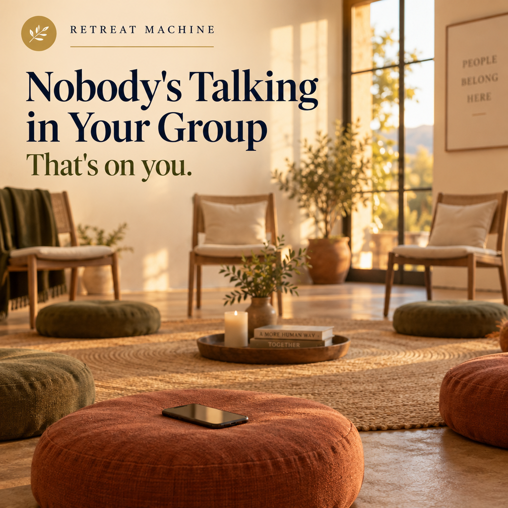 Nobody's Talking in Your Group. That's on You.