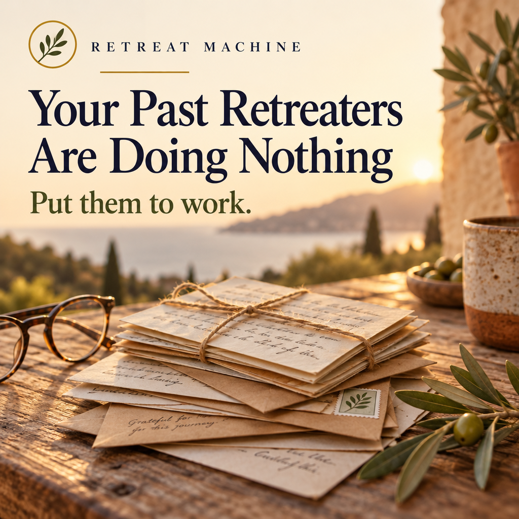 Your Past Retreaters Are Sitting in Your Inbox Doing Nothing. Put Them to Work.