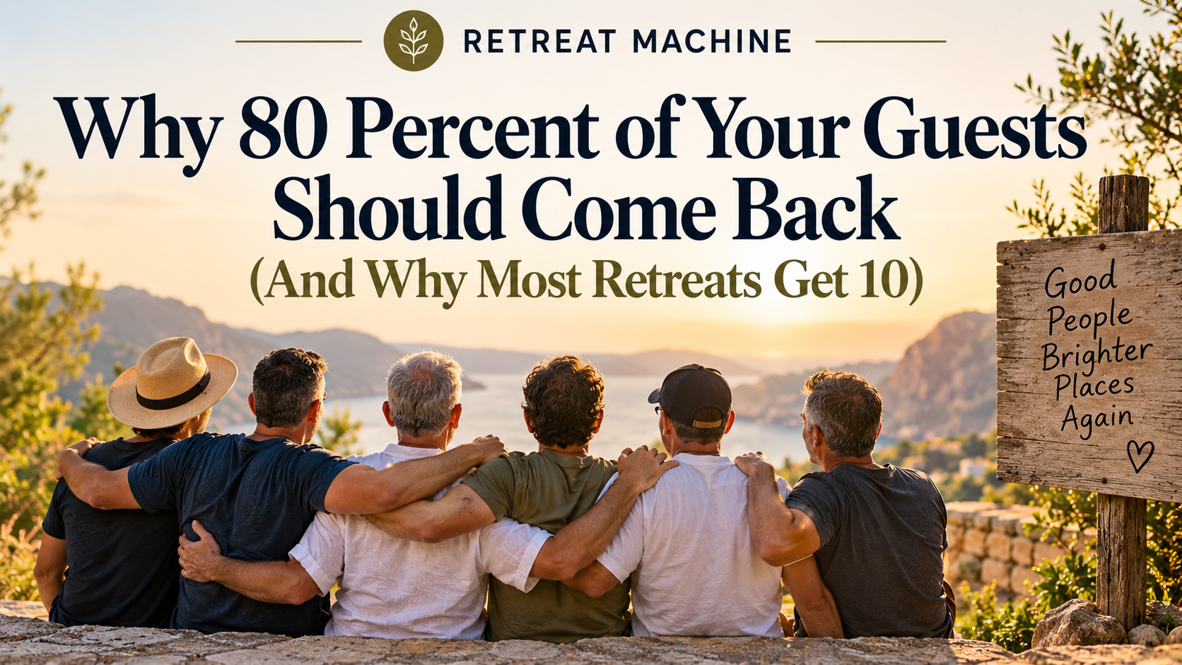 Why 80 Percent of Your Guests Should Come Back (And Why Most Retreats Get 10)